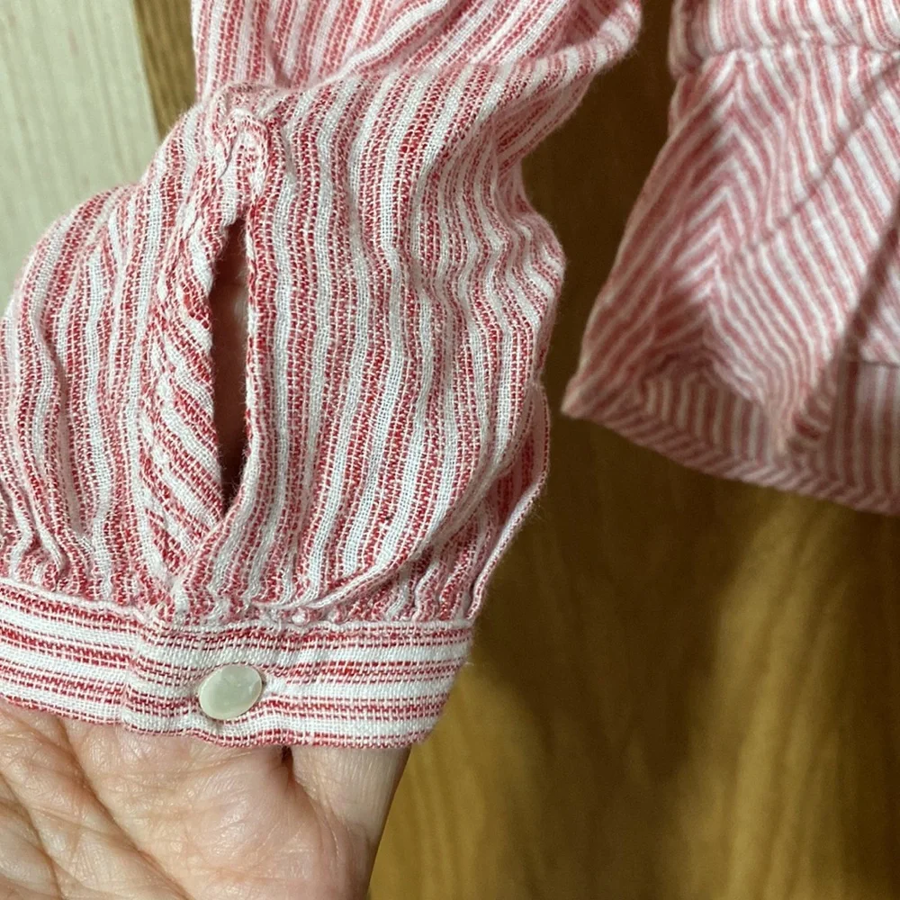 Rails Marti Scarlet Stripe Top Size S - Picture 5 of 9